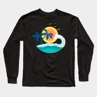 Vintage Ocean Long Sleeve T-Shirt